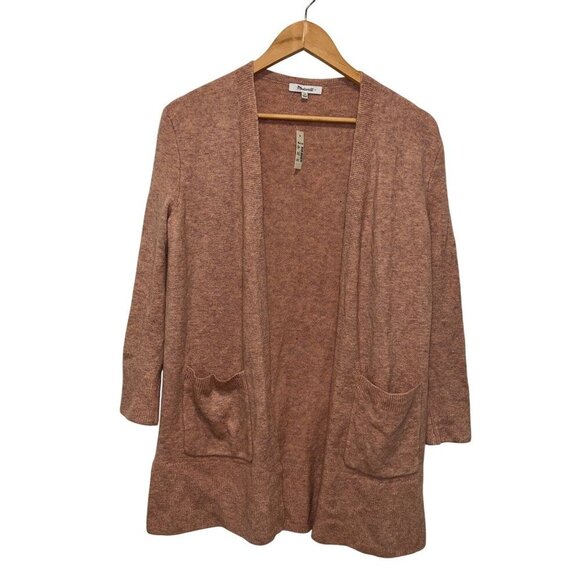 NWT Madewell Edgewater Bubble-Sleeve Cardigan Sweater /merino wool/alpaca/cXS Wo - Picture 3 of 14